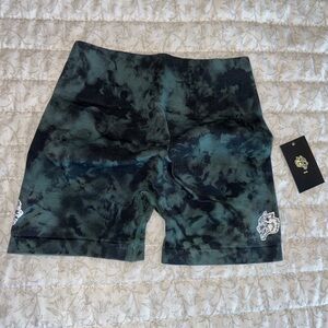 Darc Sport green marble shorts